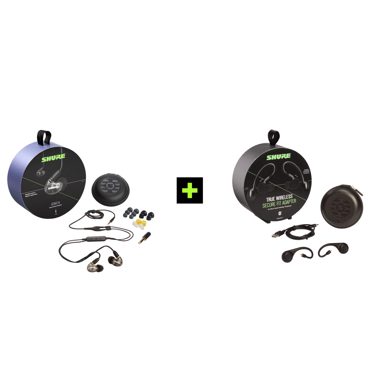 AONIC 4 True Wireless Earphone Bundle Shure USA