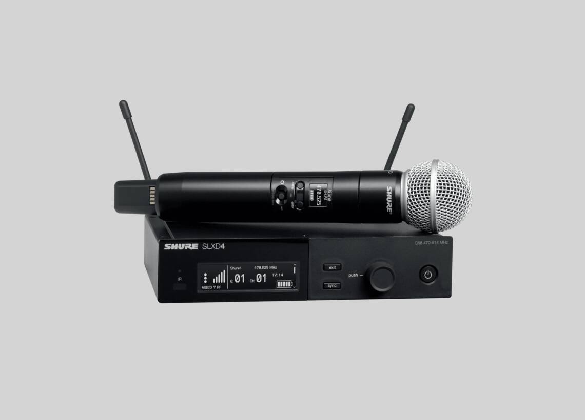 SLXD24/SM58 - Wireless System with SM58® Handheld Transmitter 