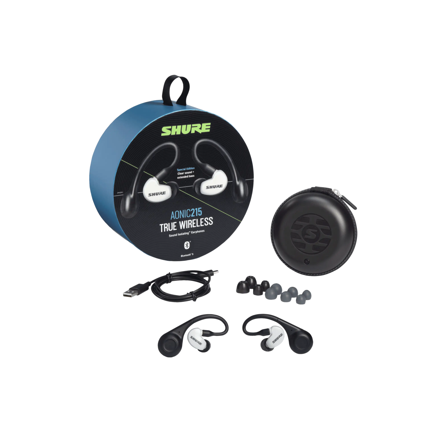 AONIC 215 True Wireless - 完全ワイヤレス高遮音性イヤホン - Shure 日本
