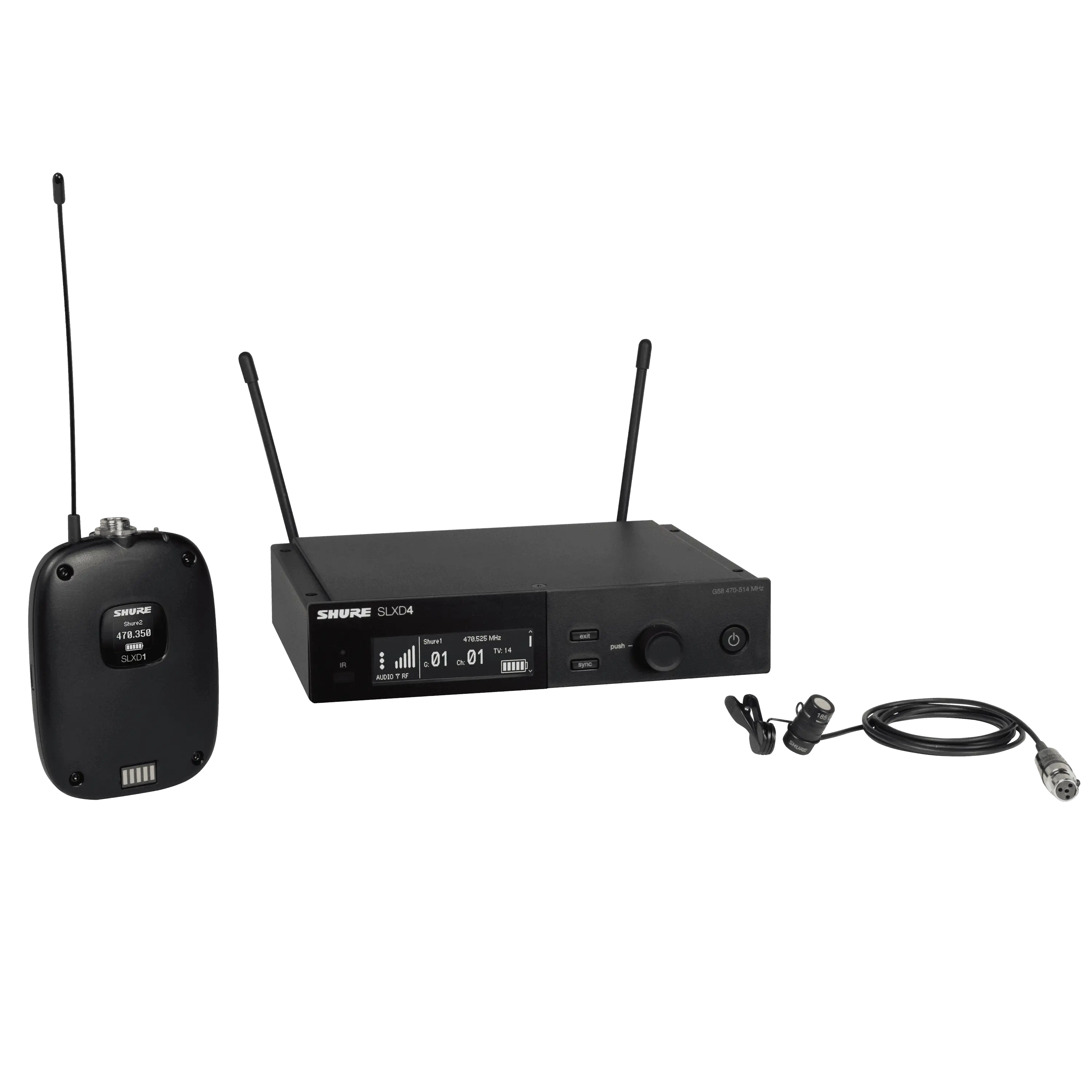 SLXD14/83 - Wireless System with SLXD1 Bodypack Transmitter and