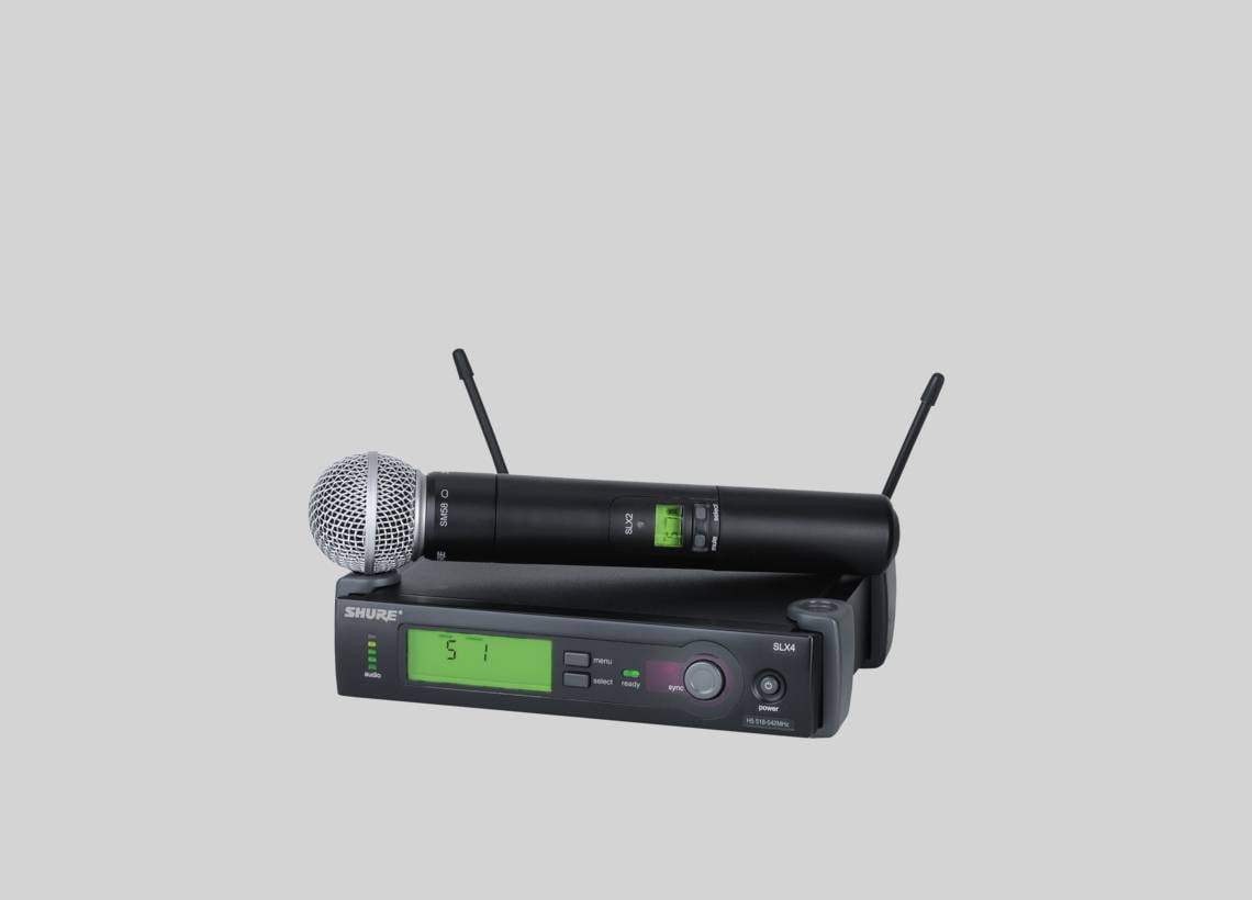 SLX24/SM58 - System with SLX2/SM58 Handheld Transmitter