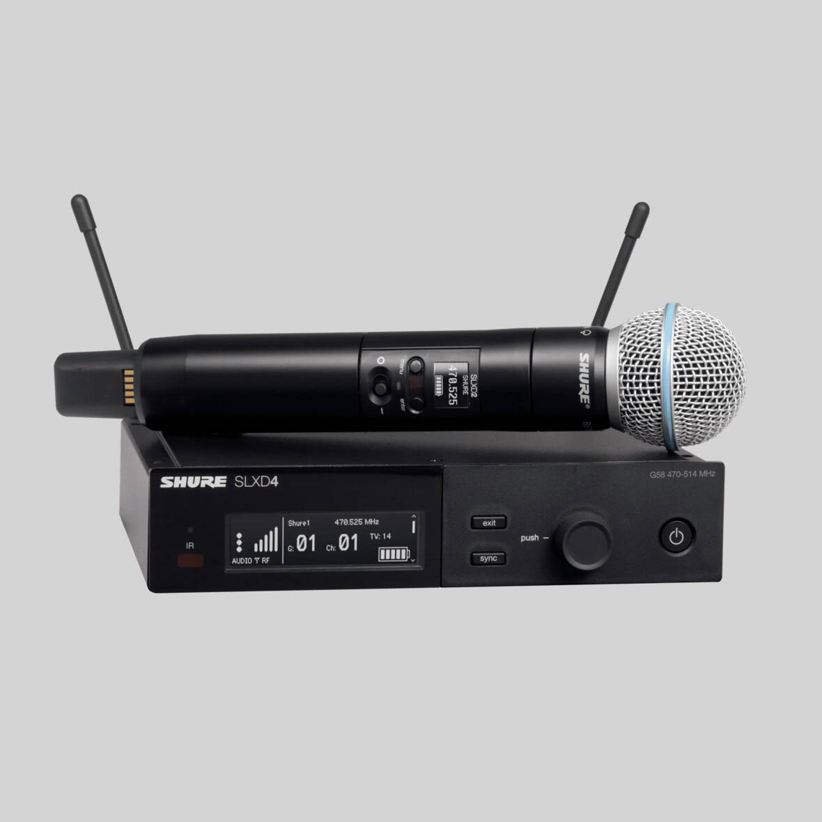 SLXD24 B58 Wireless System with Beta 58A Handheld Transmitter