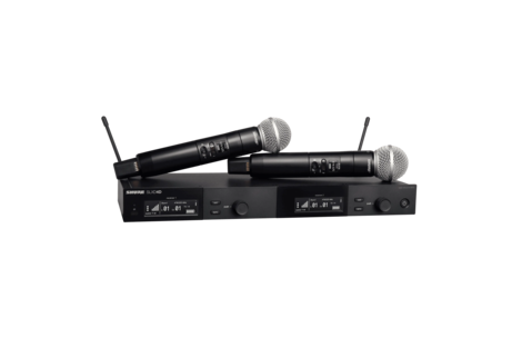 SLXD24D SM58 Dual Wireless System with 2 SLXD2 58 Handheld