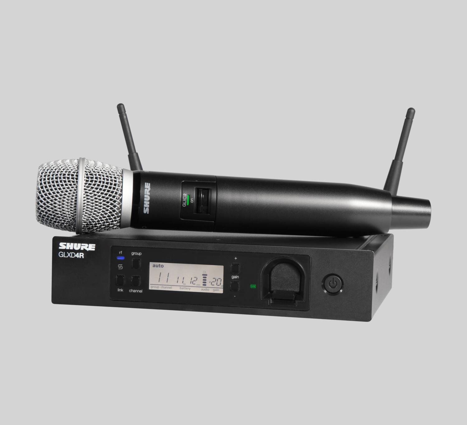 Glxd24r Sm86 Glx D Advanced Digital Wireless Vocal System With Sm86 Vocal Microphone