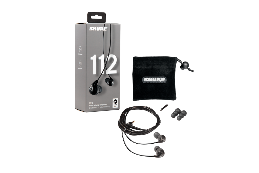 Shure se112 cheap sound isolating earphones