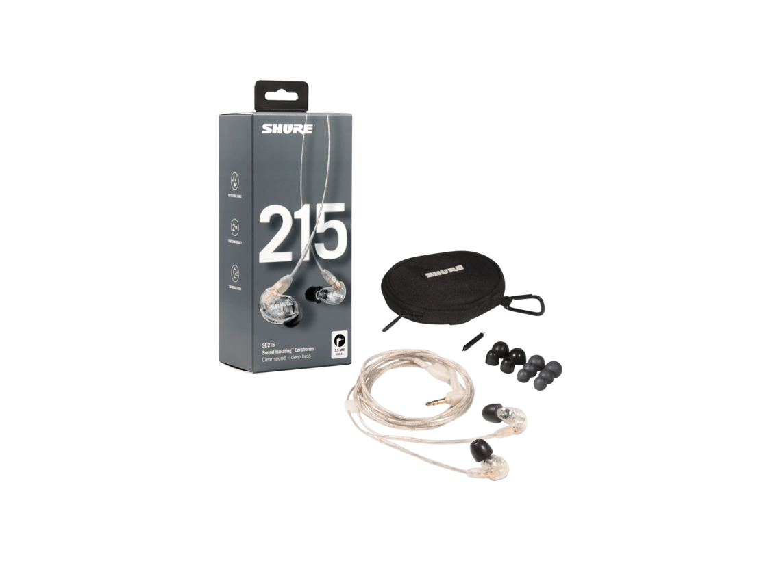 Se215 clear hot sale