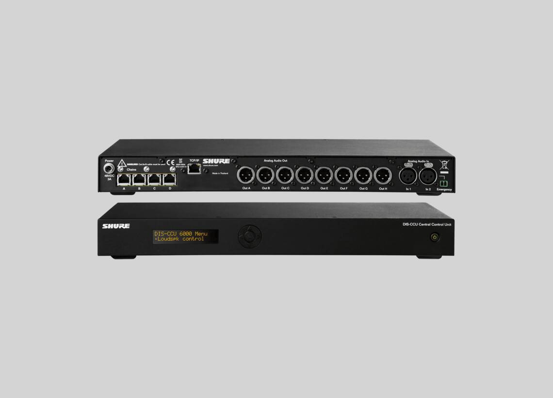 Shure Zentrale Kontroll-Einheit DIS-CCU