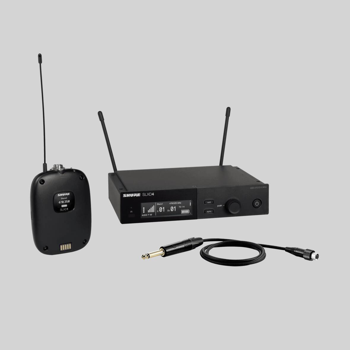 SLXD14 - Wireless System with SLXD1 Bodypack Transmitter - Shure