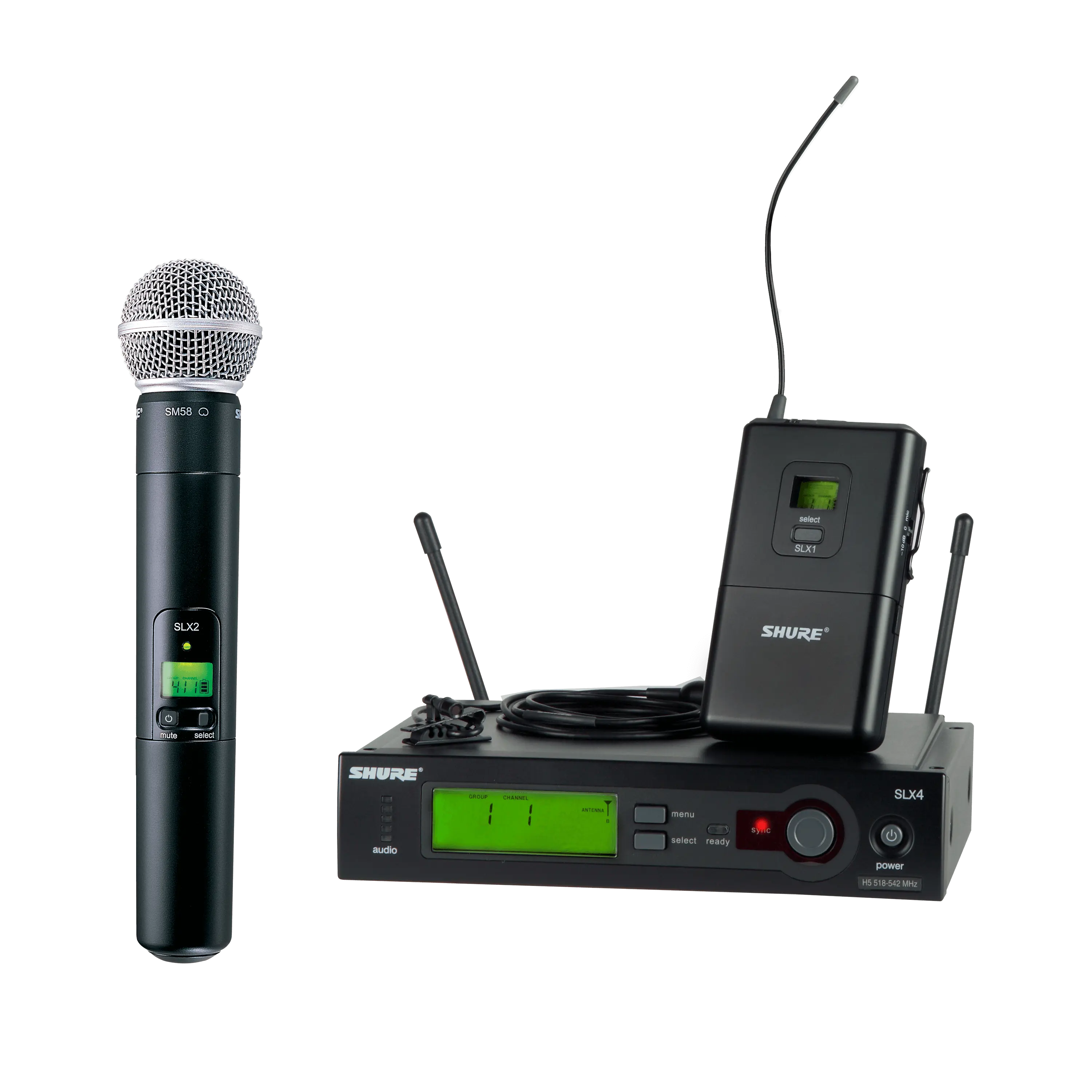 Modern Wireless Microphones (Shure), Model Name/Number: SLX4 at Rs 12000 in  New Delhi