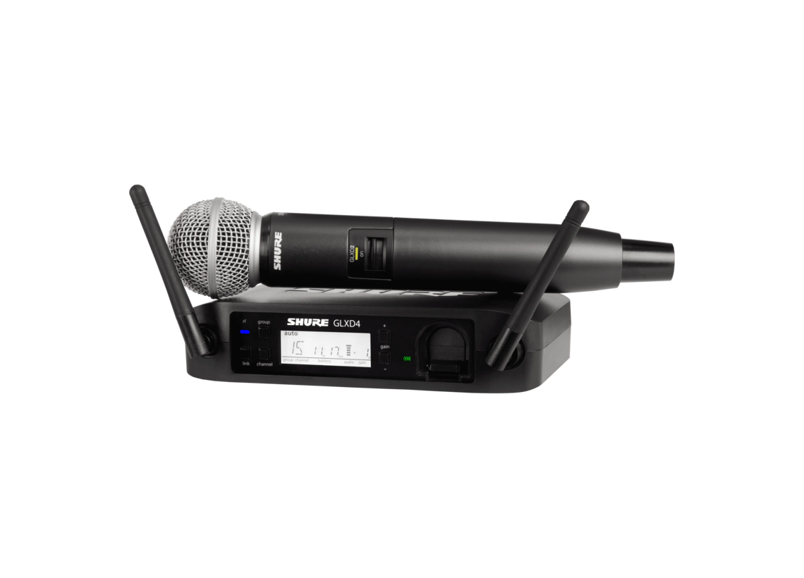 GLXD24/SM58 - Digital Wireless Vocal System with SM58 Vocal Microphone -  Shure USA