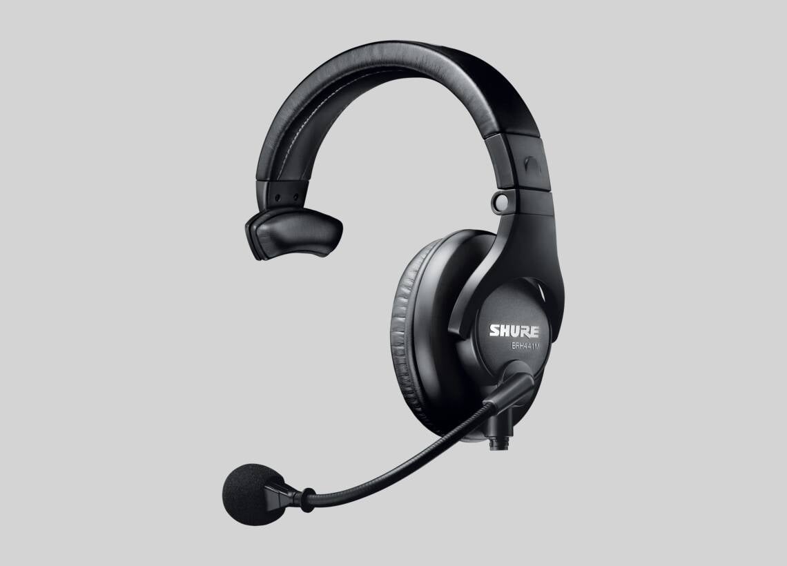 Shure headphones best sale with mic