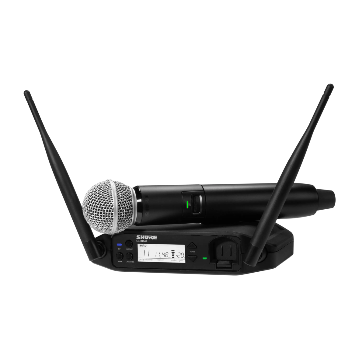 GLXD24+/SM58 - Système sans-fil numérique à main avec microphone SM58® pour  la voix - Shure France