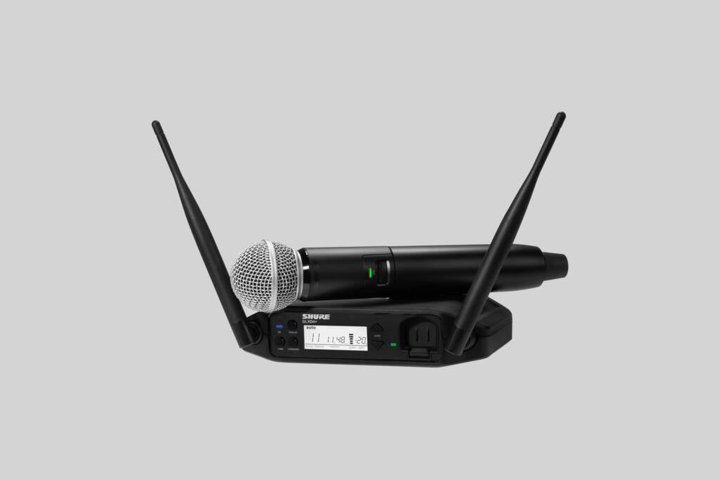 GLXD24+/SM58 - Digital Wireless Handheld System with SM58® Vocal Microphone  - Shure United Kingdom