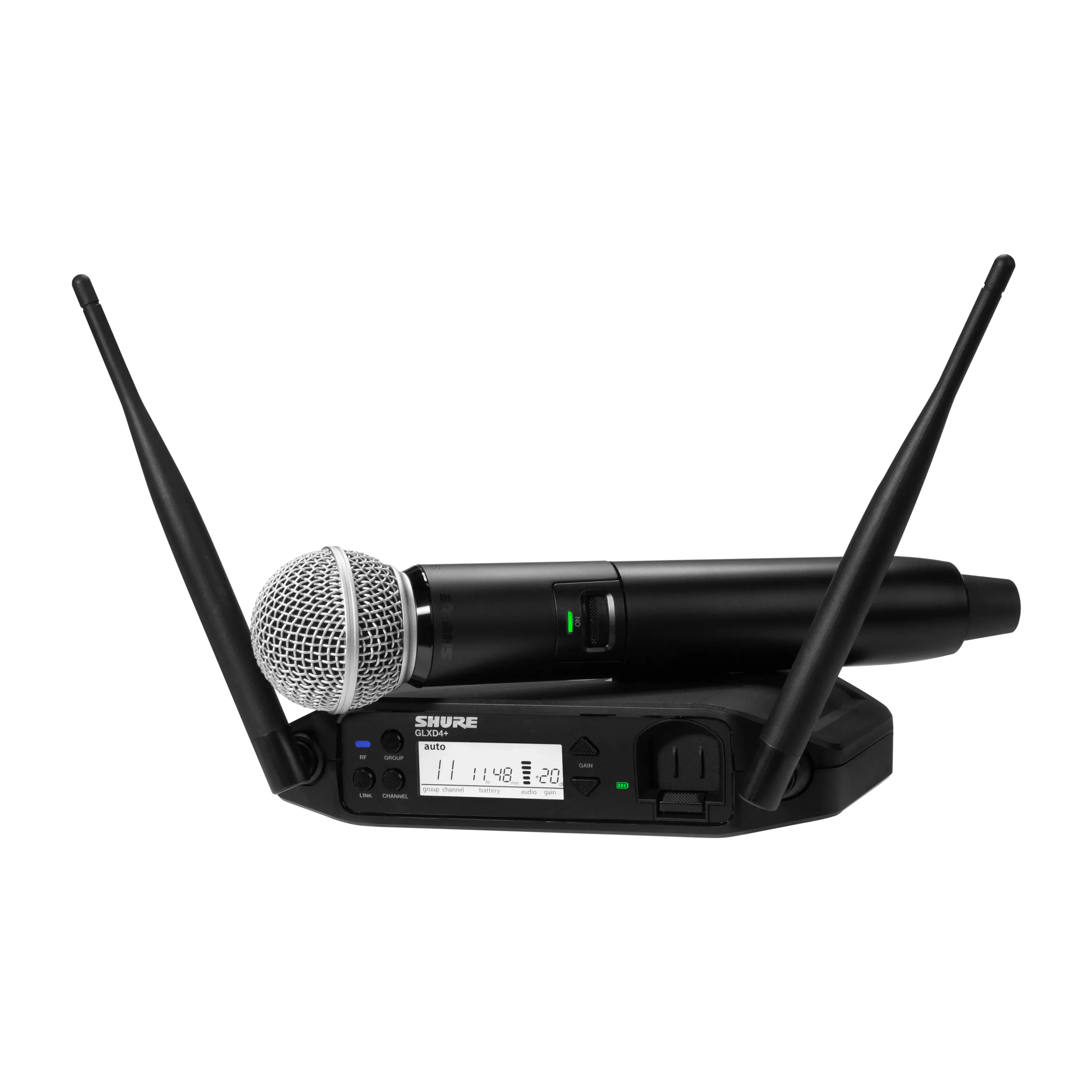 GLXD24+/SM58 - Système sans-fil numérique à main avec microphone SM58® pour  la voix - Shure France