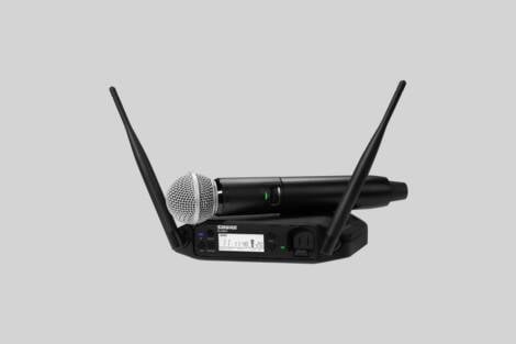 GLXD24+/SM58 - Digital Wireless Handheld System with SM58® Vocal Microphone  - Shure Middle East and Africa