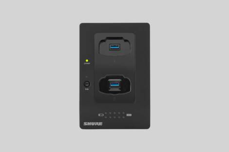 MXWNCS2 - Two-Channel Networked Charging Station - Shure USA