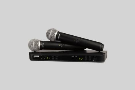 Kit de Microfono Inalambrico Shure BLX288/PG58 Shure Doble - Music