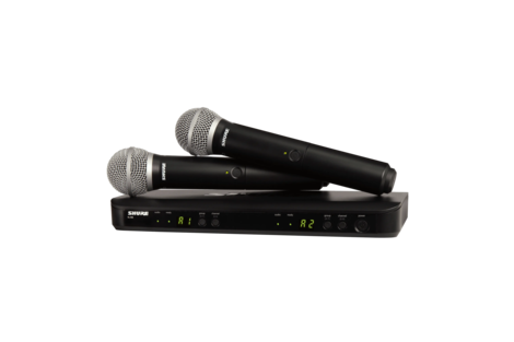 BLX288/PG58 - Wireless Dual Vocal System with two PG58 Handheld 