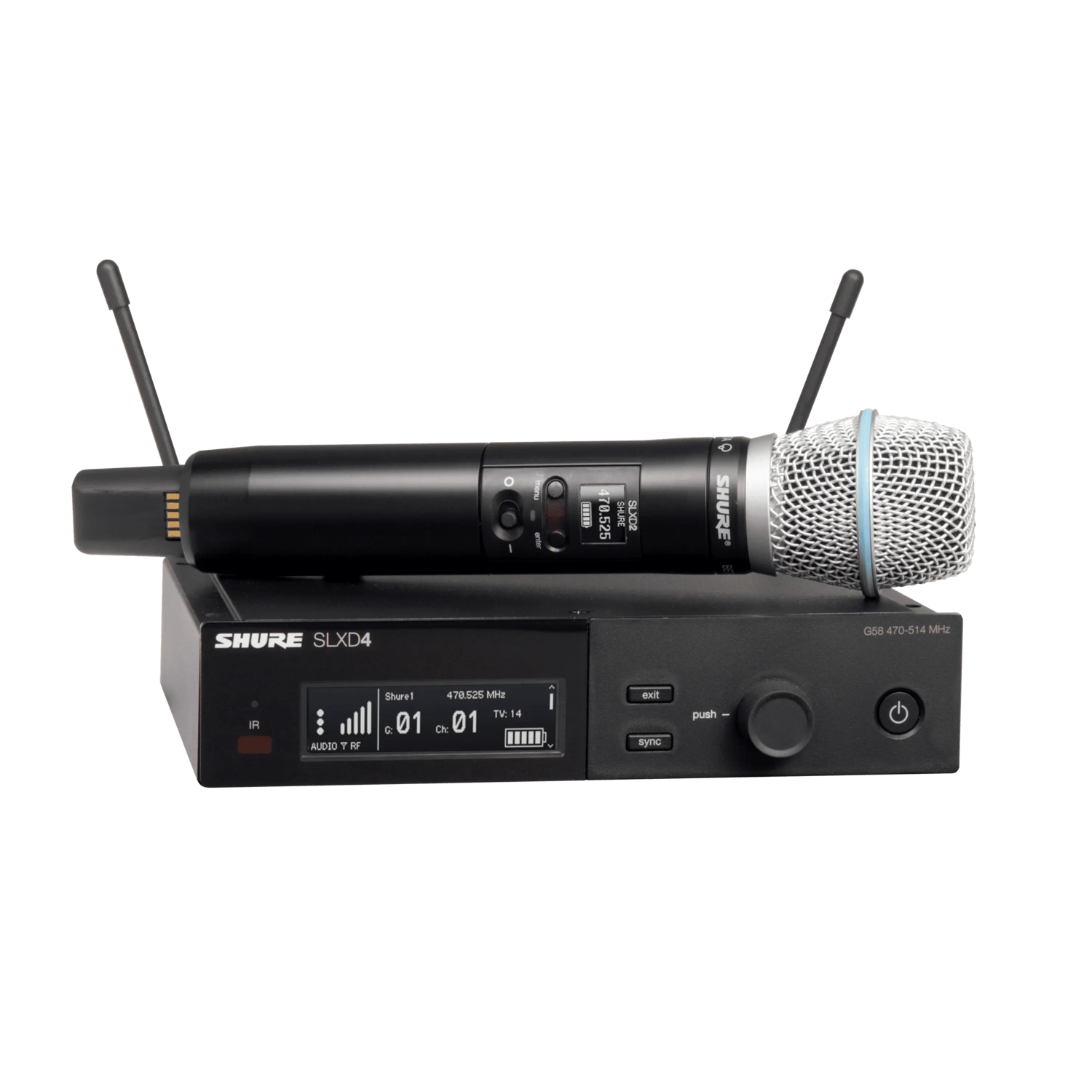 SLXD24/B87A - Wireless System with Beta®87A Handheld
