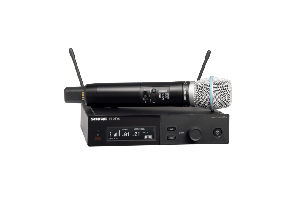 SLXD24 B87A Wireless System with Beta 87A Handheld Transmitter