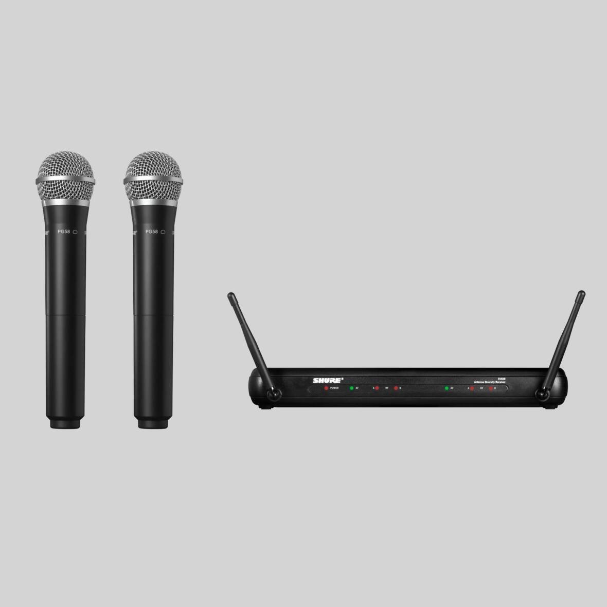 SVX288/PG58 - Dual Vocal Wireless System - Shure Asia Pacific