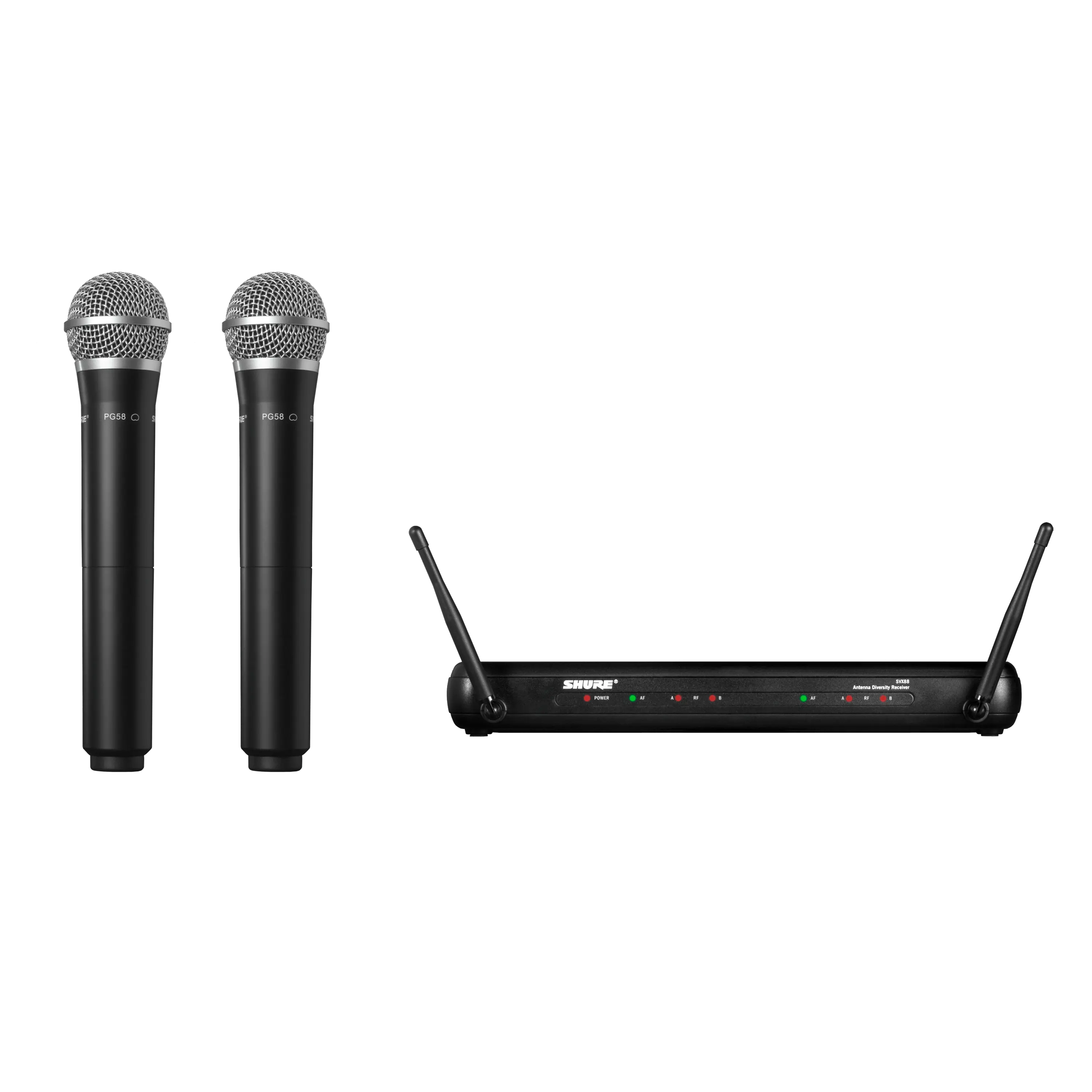 SVX288/PG58 - Dual Vocal Wireless System - Shure Asia Pacific
