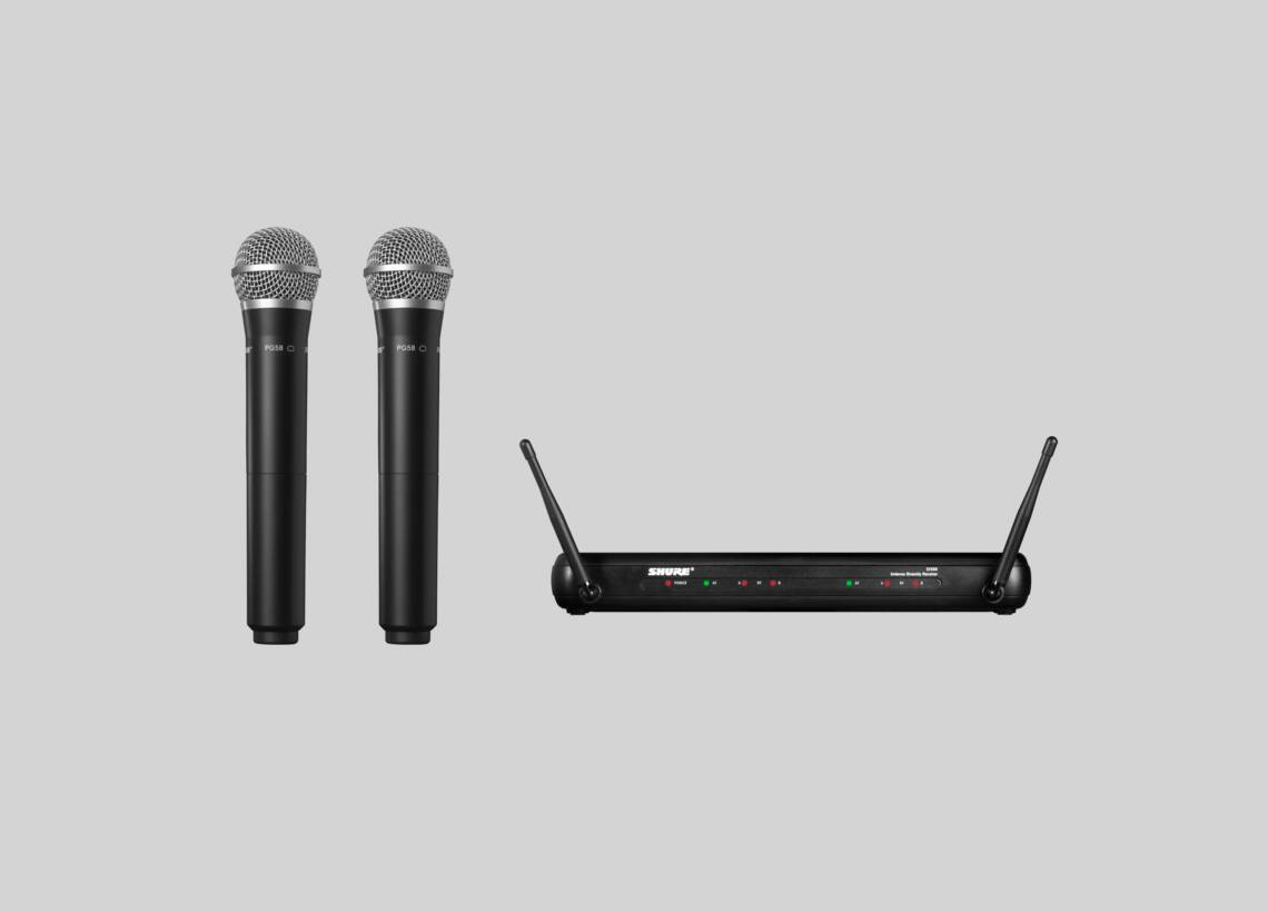 SVX288 PG58 Dual Vocal Wireless System Shure Asia Pacific