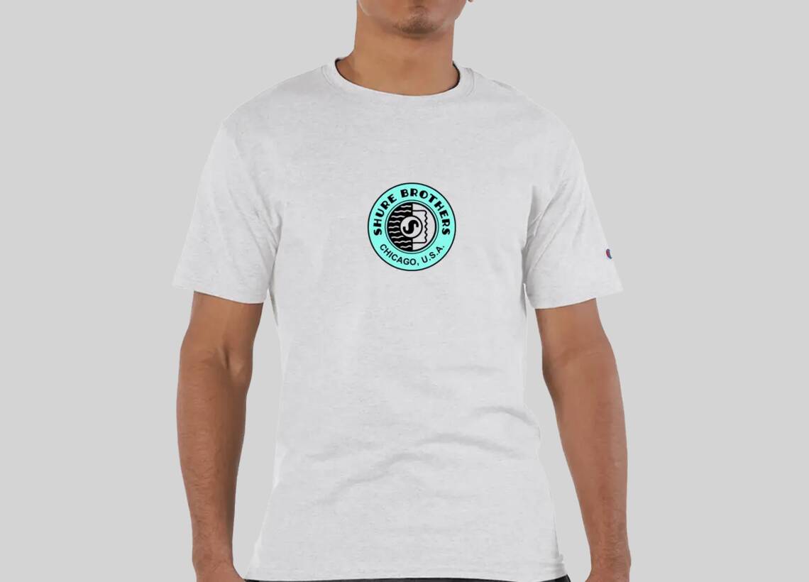 Shure Unisex Champion Tee Shirt