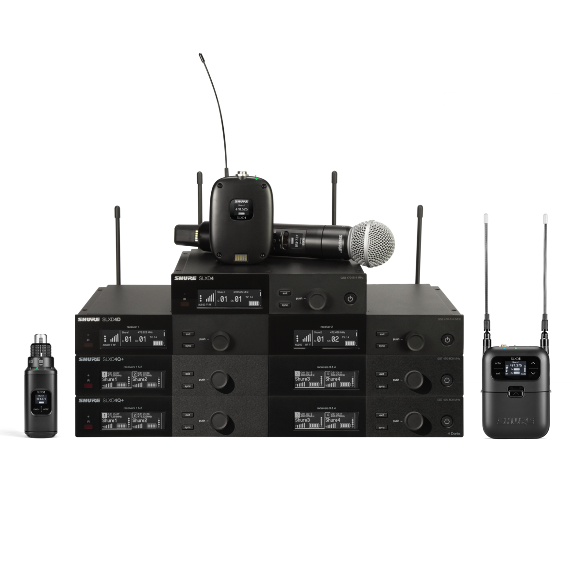 SLX-D - ワイヤレスマイクロホンシステム - Shure 日本