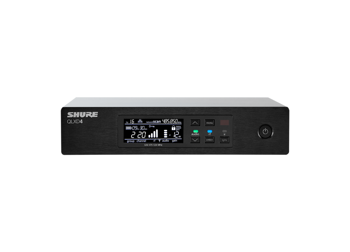 QLXD4 - Digital Wireless Receiver - Shure USA