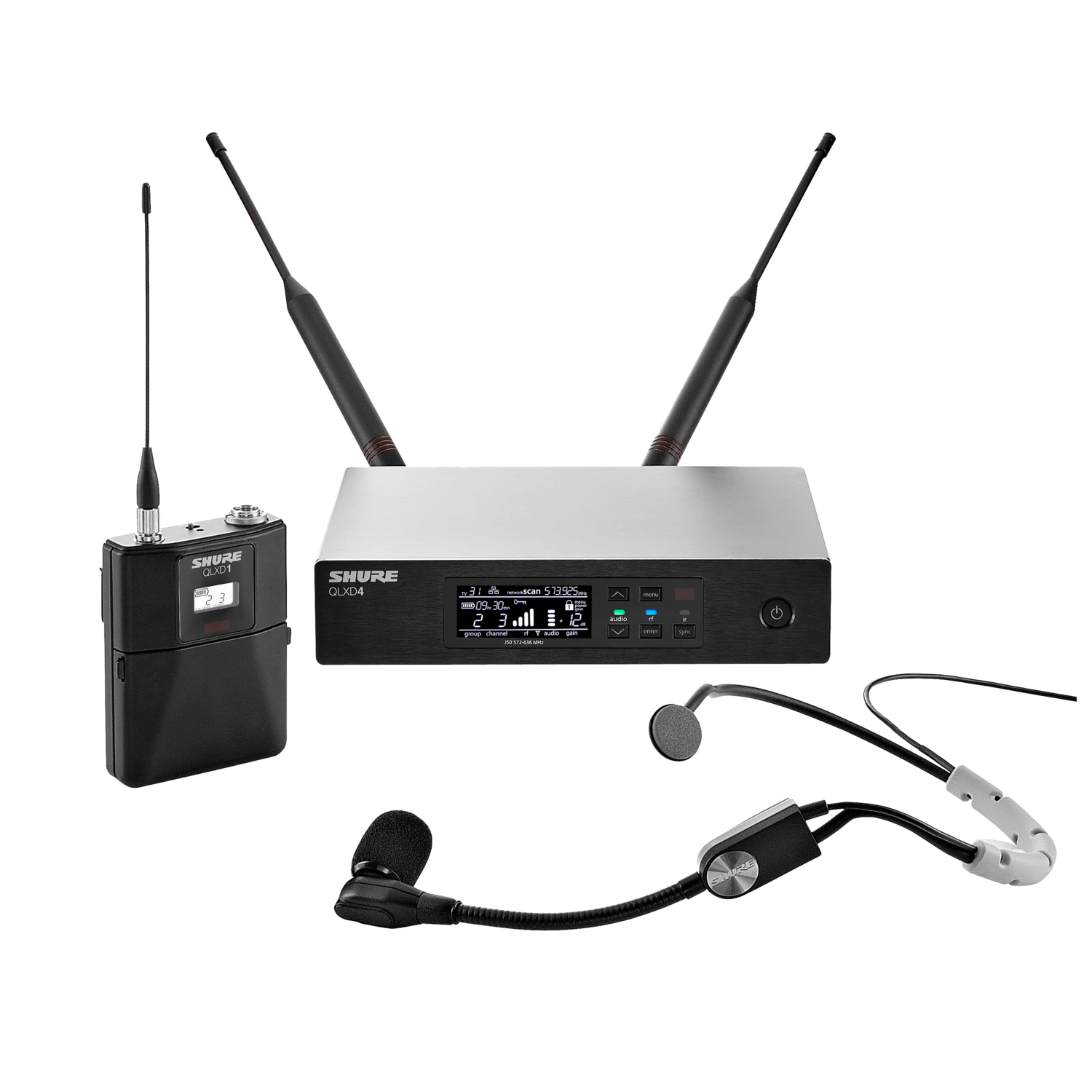 QLXD14/SM35 - Wireless System with SM35 Headworn Microphone 