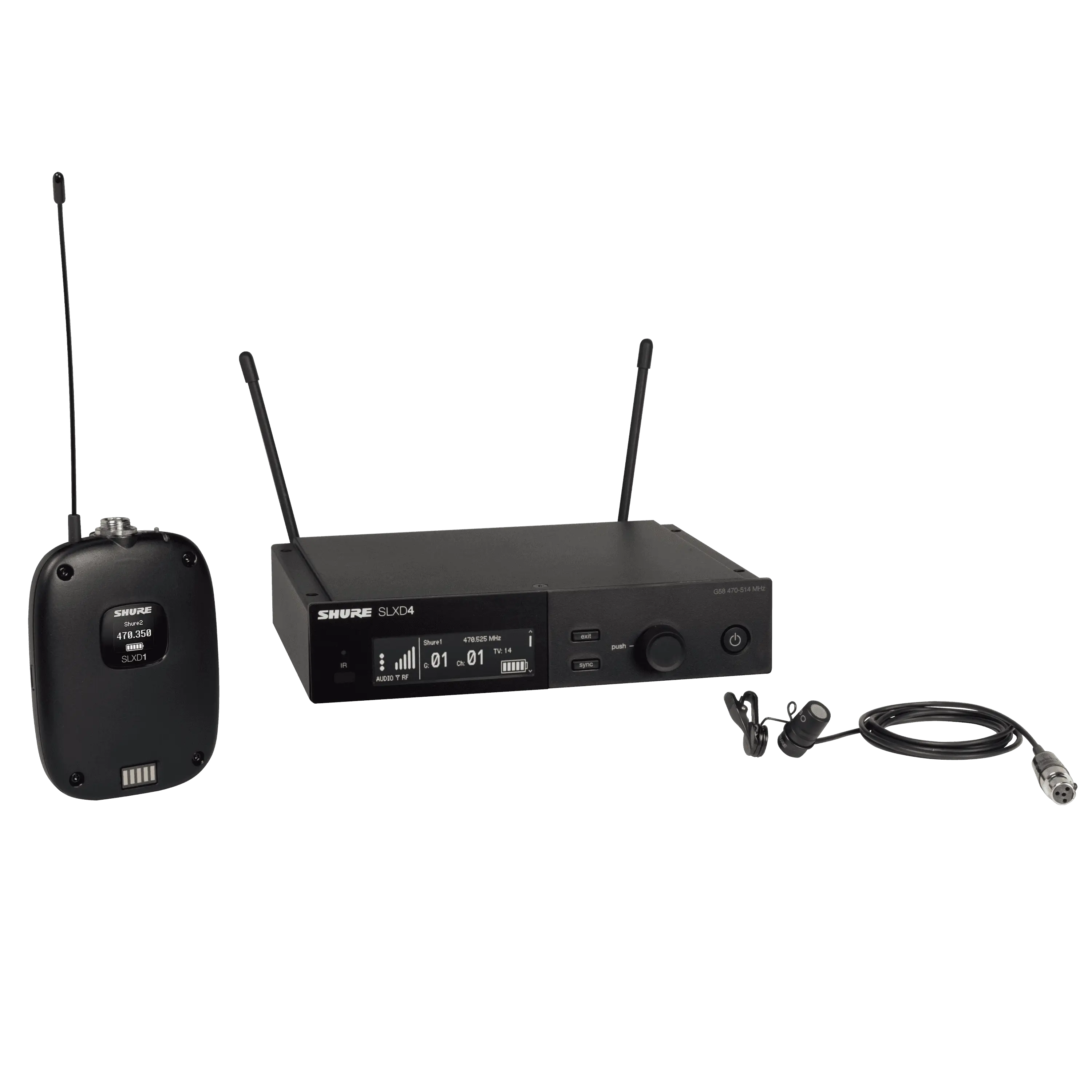 SLXD14/85 - Wireless System with SLXD1 Bodypack Transmitter and 