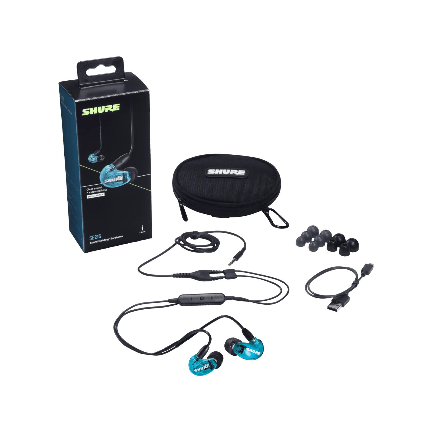Shure se215 blue deals