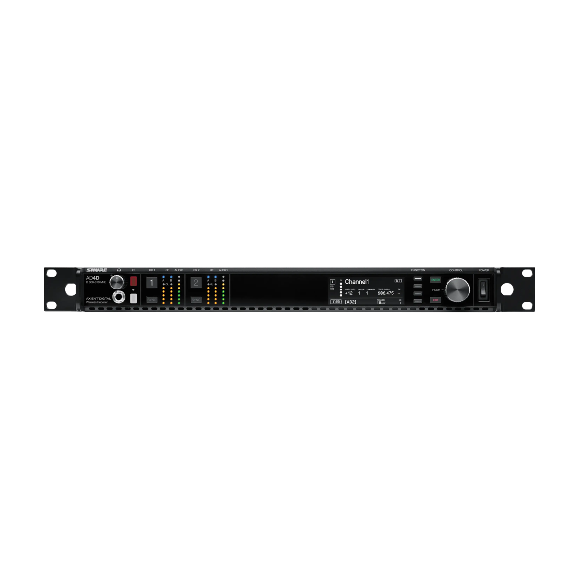AD4D - 2チャンネルデジタルワイヤレス受信機 - Shure 日本 AD4D - 2チャンネルデジタルワイヤレス受信機 - Shure 日本