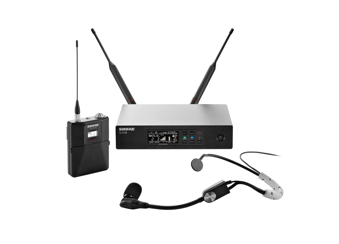 QLXD14 SM35 Wireless System with SM35 Headworn Microphone