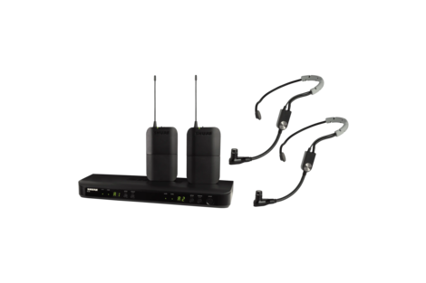 Shure wireless store headset microphone system
