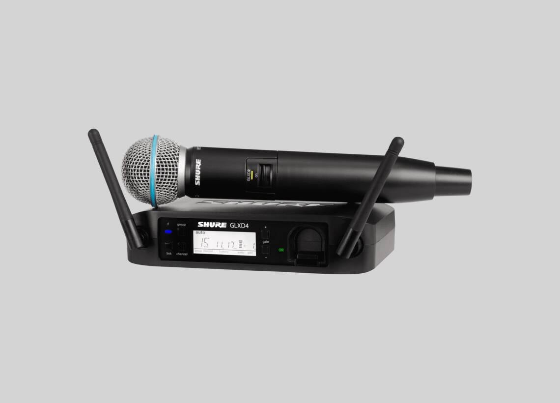 GLXD24/B58A - Digital Wireless Vocal System with Beta 58A Vocal Microphone  - Shure USA
