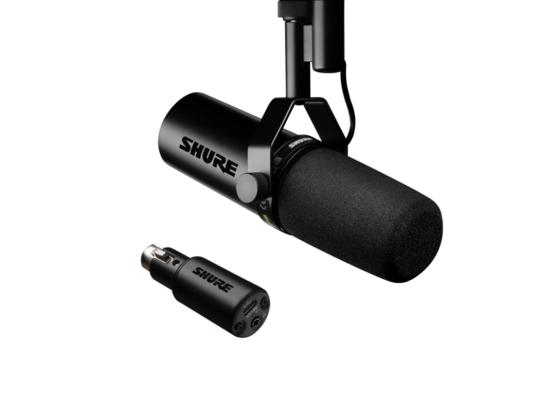 Shure SM7dB Active Cardioid Dynamic Broadcast Microphone